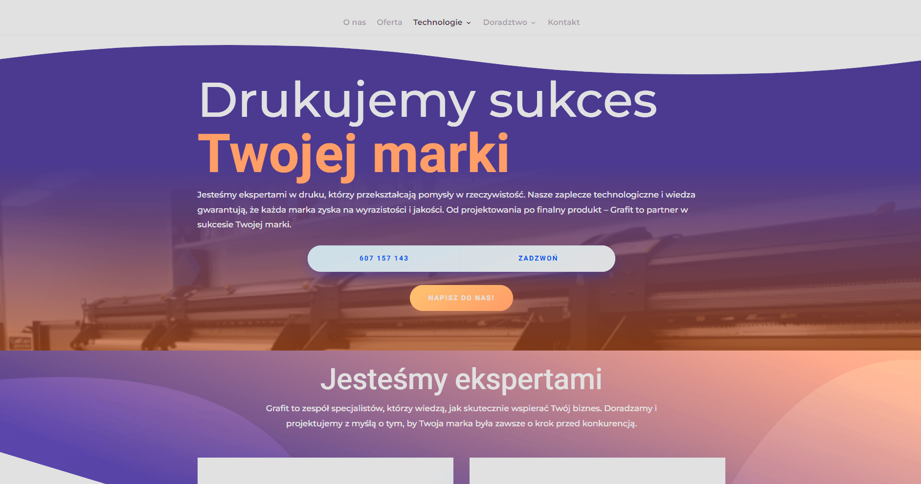 Preview of the Grafit24 website project